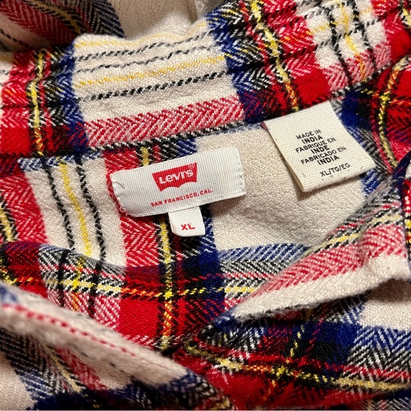 LEVI’S UTILITY SHIRT - Herringbone Sandshell Plaid - Picture 6 of 8